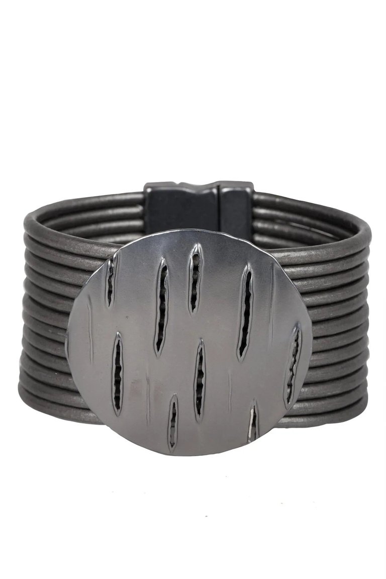 Slash Leather Bracelet