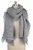 Soft Ruffles Scarf - Light Gray