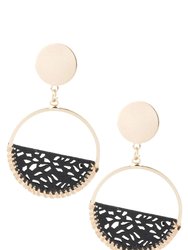 Sweet Caroline Earring - Black