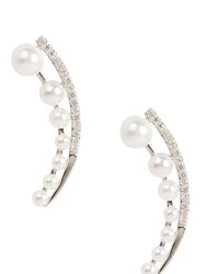 Swoop Pearl Earring - Ivory