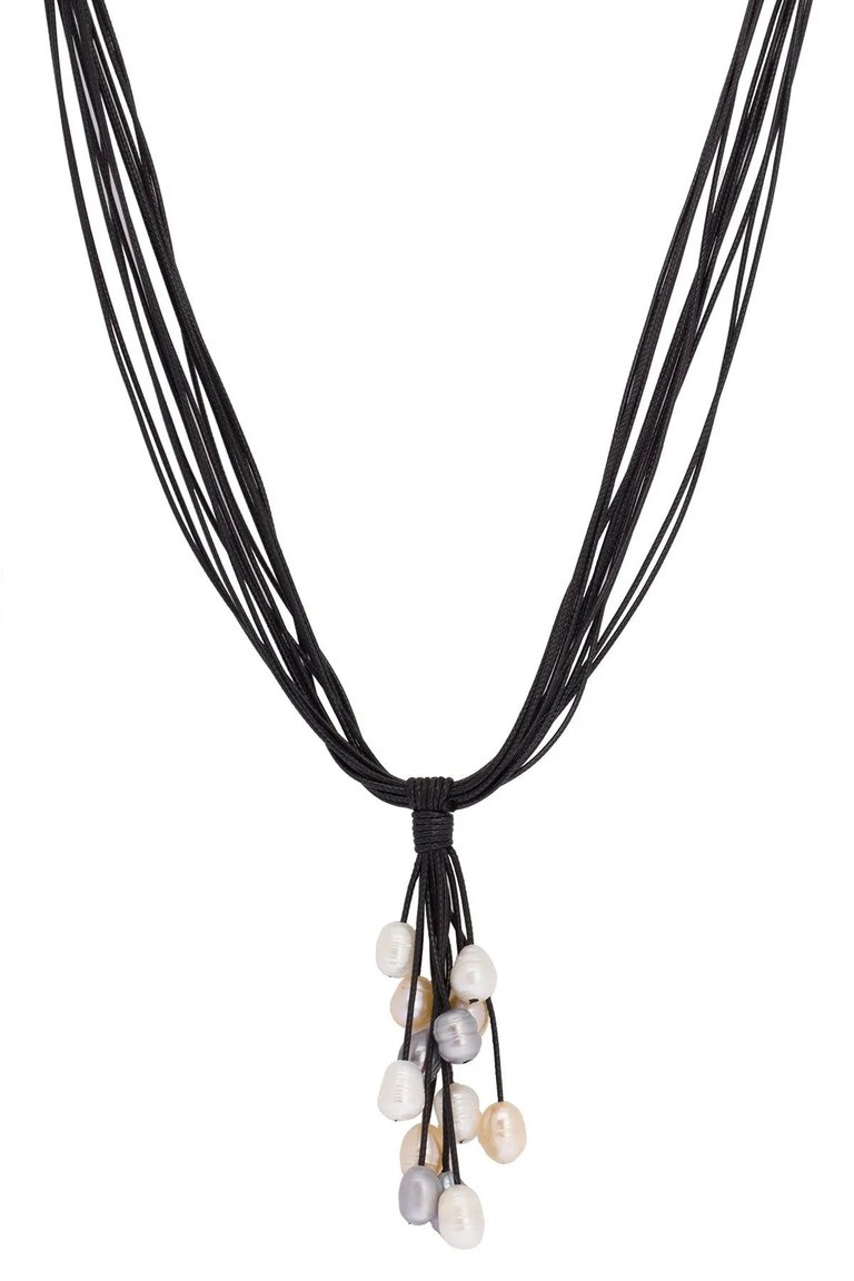 Tahitian Long Layered Necklace