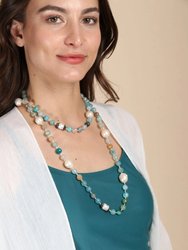 Tahitian Summer Necklace - Turquoise