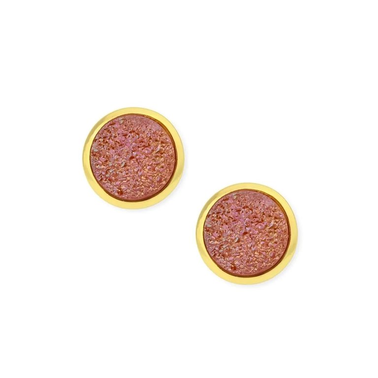 Tiny Druzy Earring