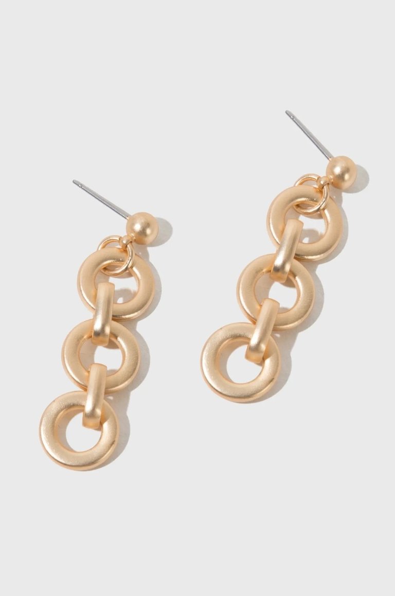 Tocoma Chain Earring - Gold Plated