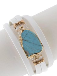 Turquoise Dream Leather Bracelet