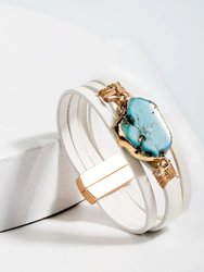 Turquoise Dream Leather Bracelet