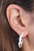 Twisted Hoop Earring - Silver