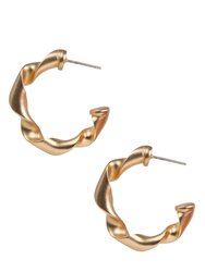 Twisted Hoop Earring