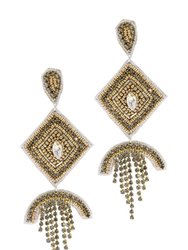 Tyche Chandelier Handmade Earring - Gold