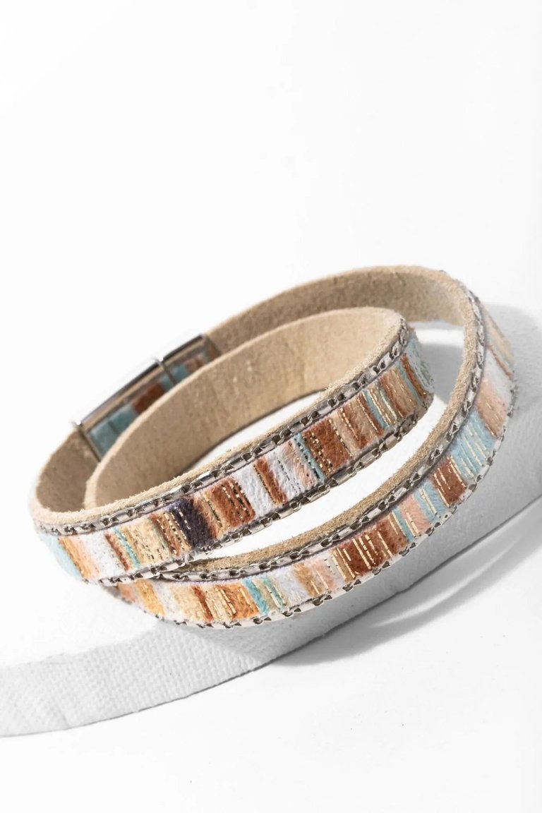 Under the Sun Bracelet - Beige Multi