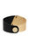 Wild Ways Leather Statement Bracelet - Black / Gold