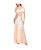 Jordi Cut Out Maxi Dress In Nude - Nude