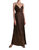 Viva Dress In Dark Brown - Dark Brown