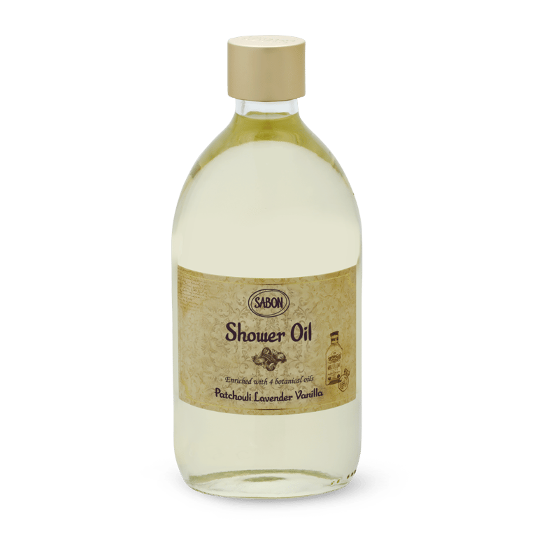 Shower Oil Patchouli Lavender Vanilla 500mL