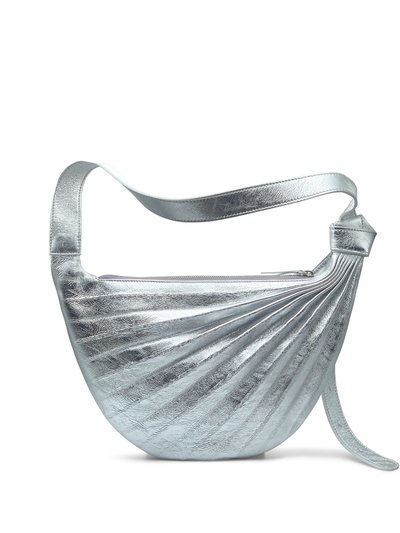 Sabrina Zeng Chiaroscuro Hammock Sling Bag - Silver product
