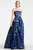 Ainsley Gown - Royal Blue Dalia Multi - Royal Blue Dalia Multi