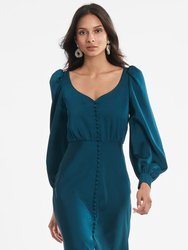 Amy Dress - Bottle Green