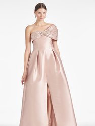 Delilah Gown Dress - Silver Peony