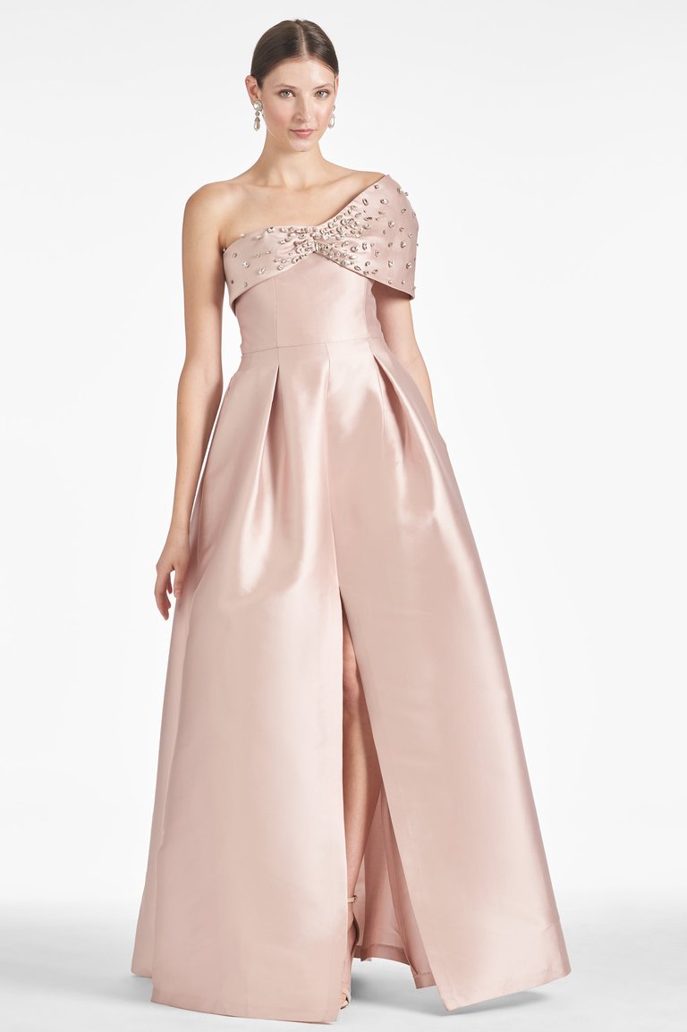 Delilah Gown Dress - Silver Peony