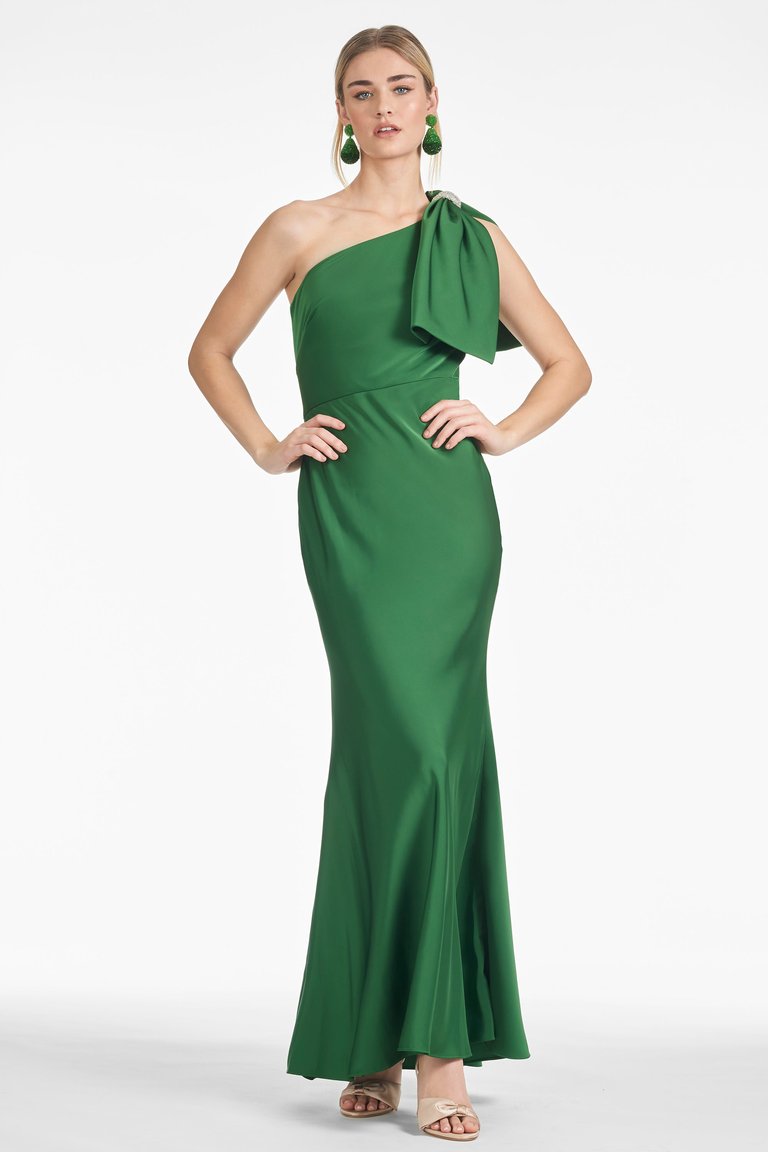 Aubrey Gown - Emerald - Emerald