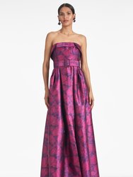 Brielle Gown - Magenta Bloom - Final Sale