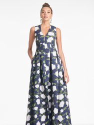 Brooke Gown - Navy/Ivory Moonlit Garden