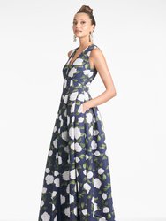 Brooke Gown - Navy/Ivory Moonlit Garden