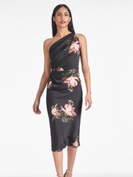 Carmen Dress - Noir Blossom