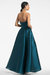 Ceri Gown - Deep Teal - Final Sale