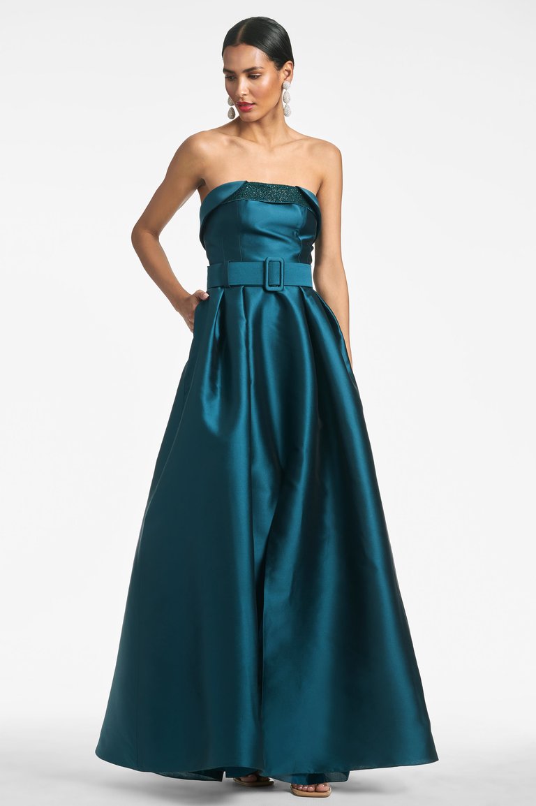 Ceri Gown - Deep Teal