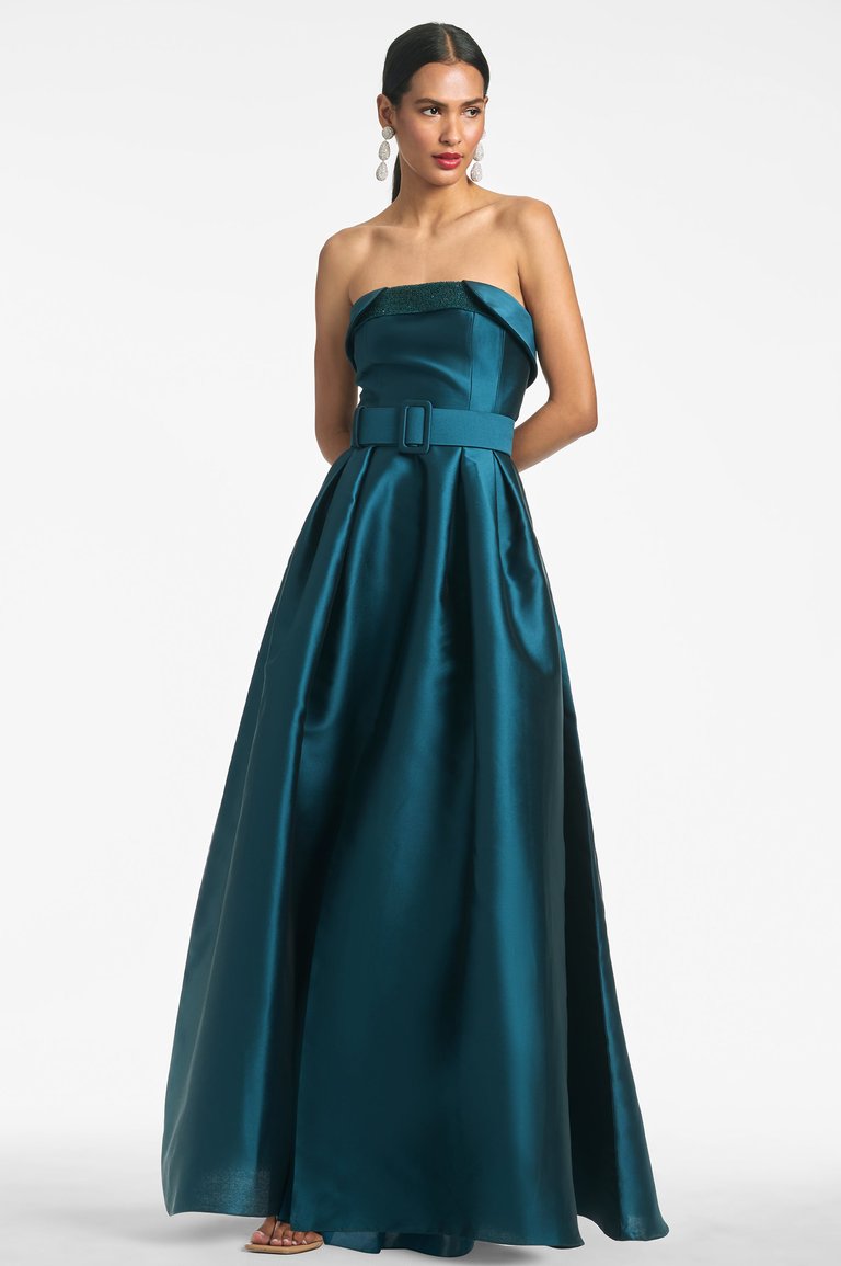 Ceri Gown - Deep Teal - Deep Teal