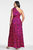 Chelsea Gown - Magenta Bloom