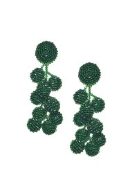 Coconuts Earrings - Emerald