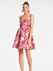 Cora Dress - Deep Pink Dahlia