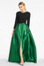 Desdemona Gown - Black/Emerald - Black/Emerald