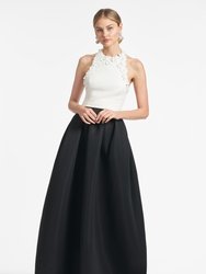 Dominique Gown - Ivory/Black