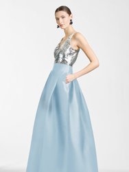 Erica Gown - Silver/Ash Blue