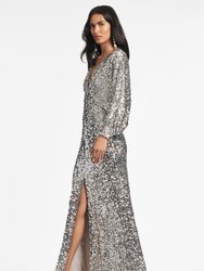 Gabby Gown - Silver Sequins