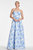 Isabeau Gown - Powder Azure Fields - Powder Azure Fields