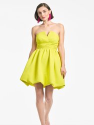Maura Dress - Chartreuse