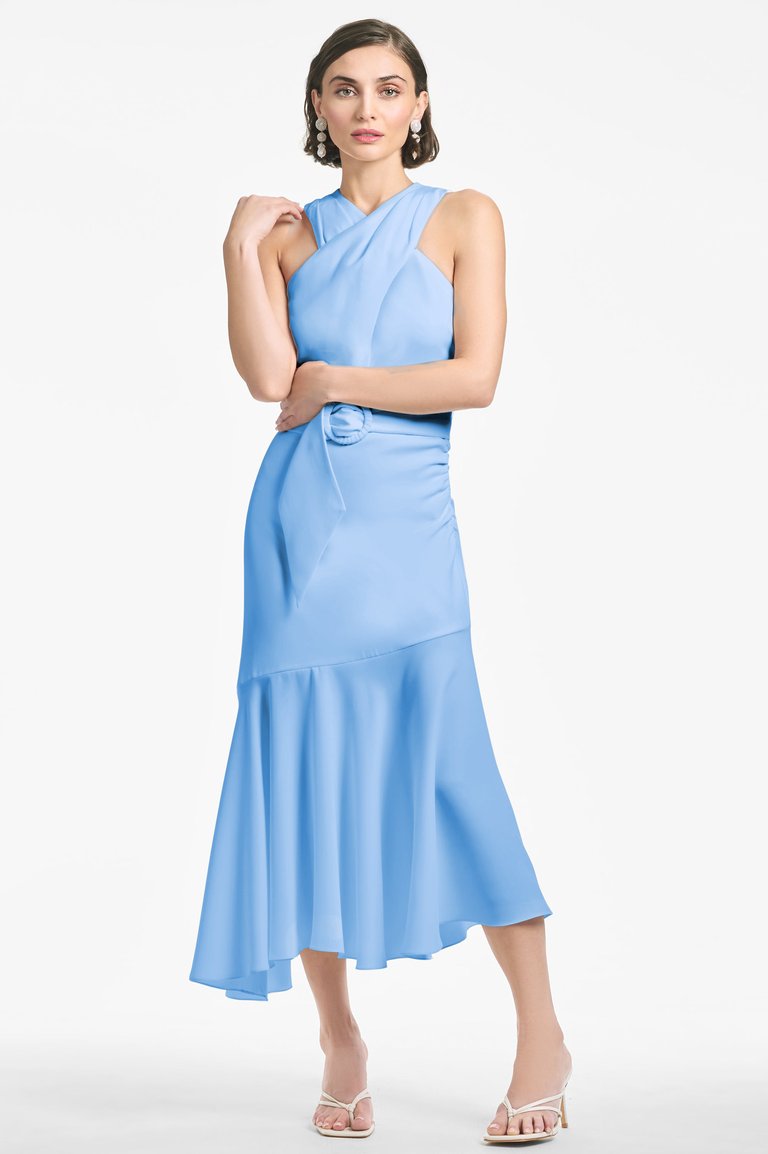 Naomi Dress - Chambray Blue - Chambray Blue