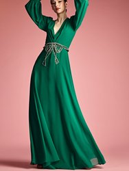 Ramsey Gown Dress - Malachite