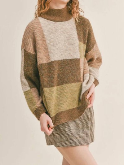Sadie & Sage Forest Walk Mock Turtleneck Sweater product