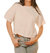 Haze Boxy Crop Tee In Ivory