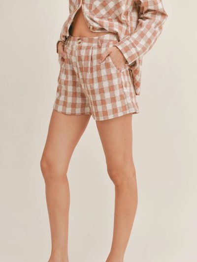 Sadie & Sage Texas Checkered Shorts product