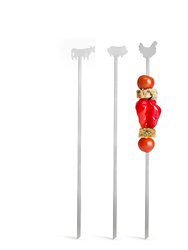 BBQ Meat Skewer, 3 Pcs