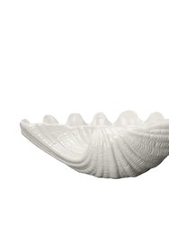 Bowl Shell, Large, White - White