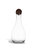 Nature Red Wine Carafe With Cork Stopper - Clear