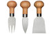 Sagaform by Widgeteer Nature cheese knife set, pack of 3