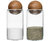 Sagaform by Widgeteer Nature Salt & Pepper Shakers - Transparent